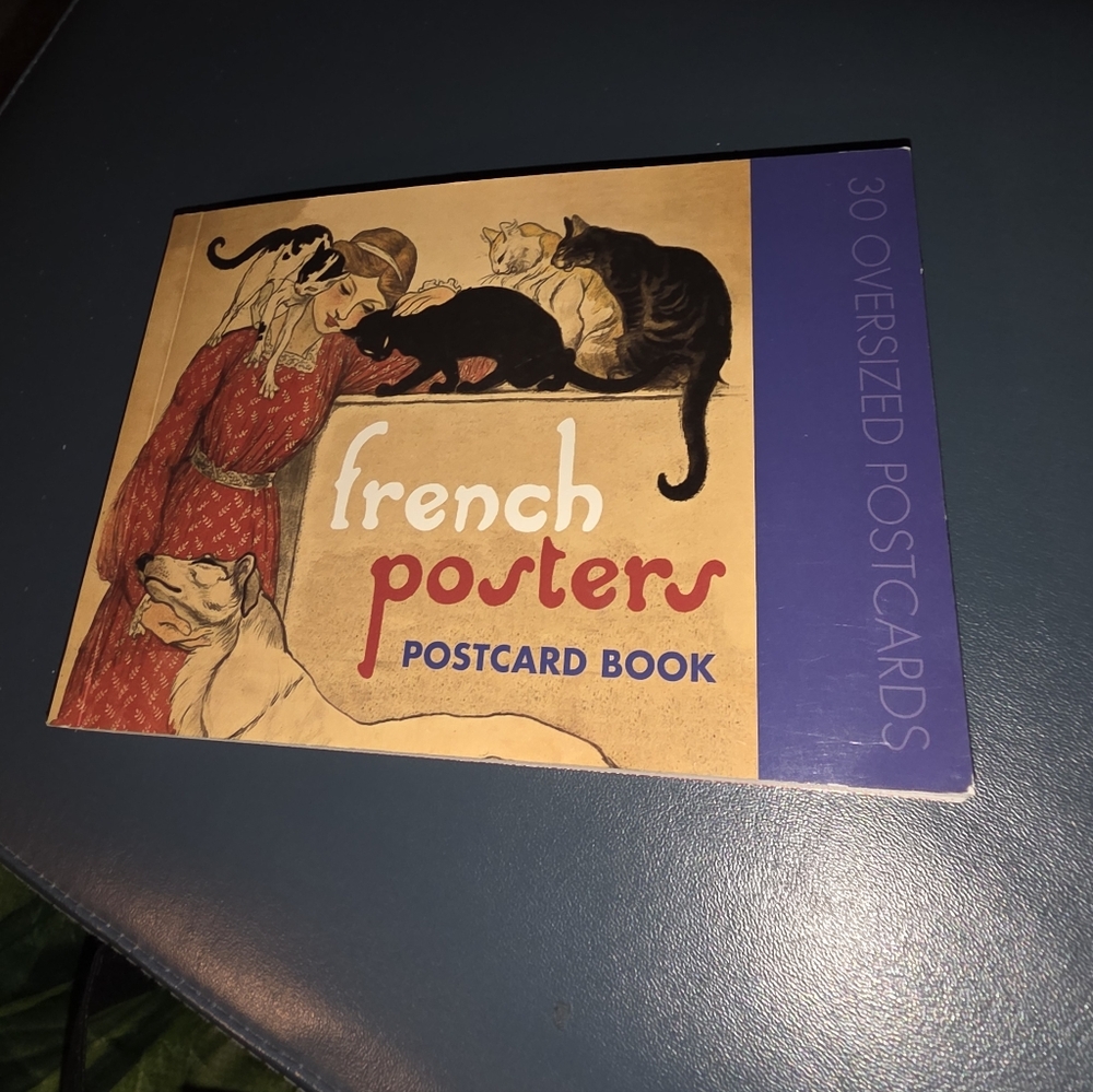 French Posters/postcard Book/Full Book Of 30 Postcards